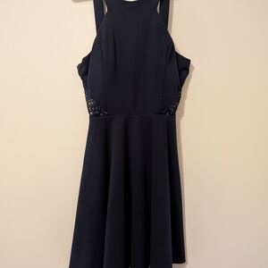 City Studio Strapless Black Dress